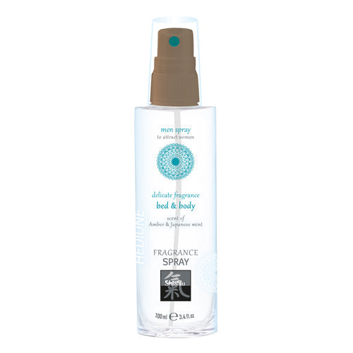 Feromonen Bed & Body Spray Voor Mannen - Amber & Japanse Mint-Erotiekvoordeel.nl