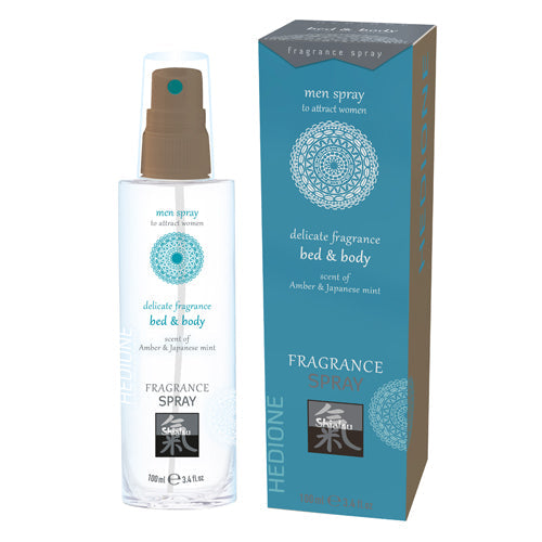 Feromonen Bed & Body Spray Voor Mannen - Amber & Japanse Mint-Erotiekvoordeel.nl