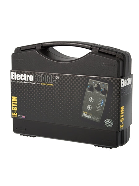 E-Stim ElectroPebble – Dual Channel Electrosex Powerbox – Zwart