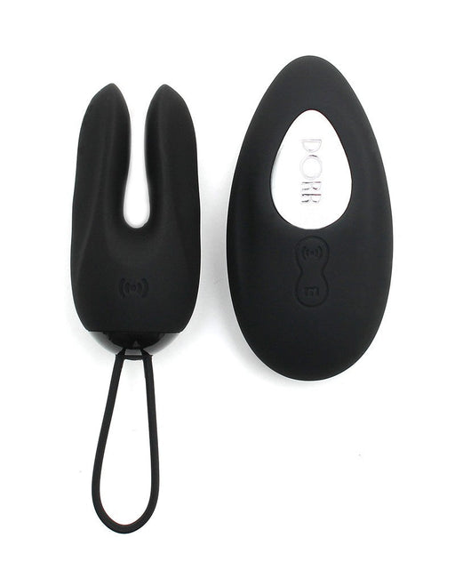 DORR - Ozzy - Vibrerend Ei met Konijnenoortjes en Clitoris Vibrator - Zwart-Erotiekvoordeel.nl