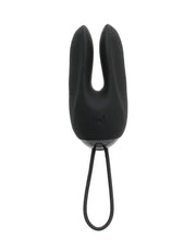 DORR - Ozzy - Vibrerend Ei met Konijnenoortjes en Clitoris Vibrator - Zwart-Erotiekvoordeel.nl