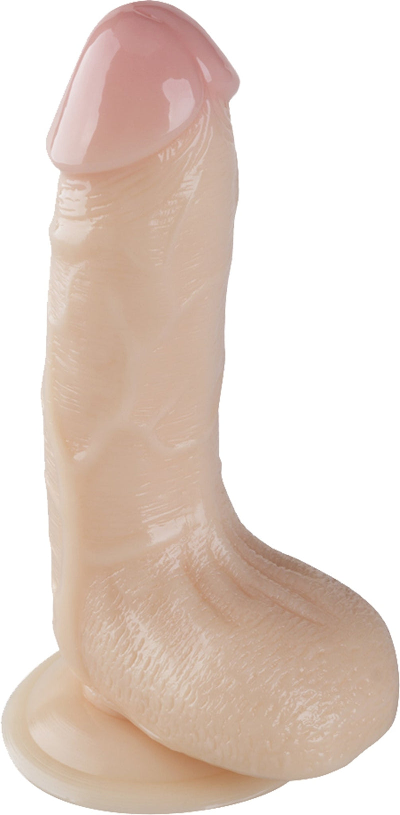 Deep Desire - PVC Dildo - 18 cm - Lichte Huidskleur-Erotiekvoordeel.nl