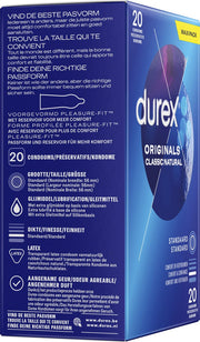 Durex Originals Classic Natural - Condooms - 20 stuks