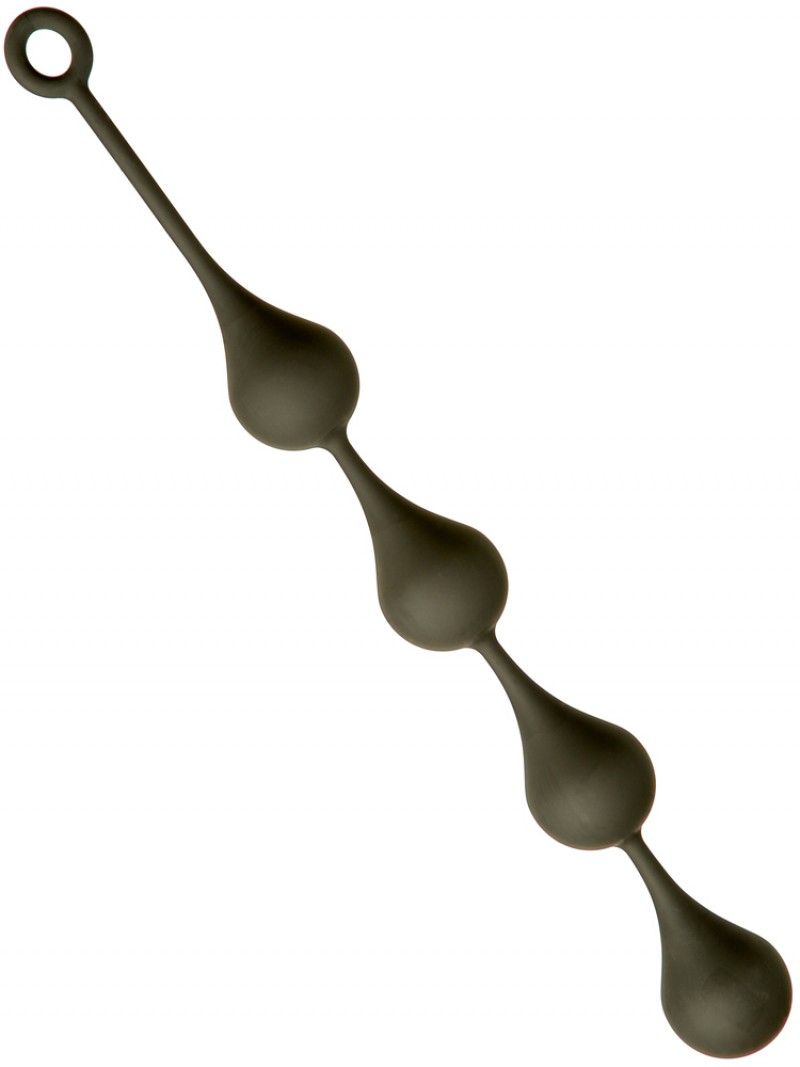 Mister B - Anaal Kralen - 4 Anal Drops - Siliconen - Zwart