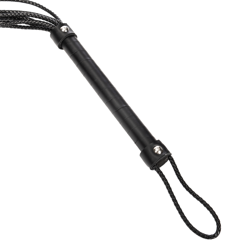 Rimba - BDSM Flogger met Rozen - Zwart/Rood