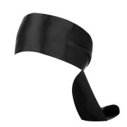 Rimba - Blinddoek - Ook Voor Bondage - Nylon - Zwart - 150 cm lengte - 10 cm breed