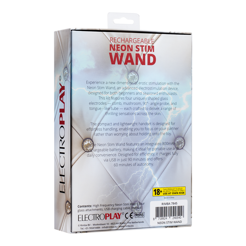 Rimba Electroplay - Neon Wand met Opzet Elektroden - Oplaadbaar