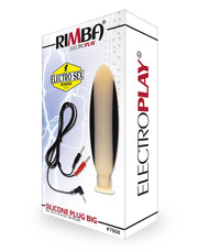 Rimba Electro Sex - Siliconen Dildo Plug Groot bi-polair 155 mm