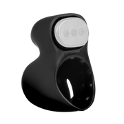 Rimba Electro Play - E-Stim Penis Head Stimulator - Bi-Polair - Zwart