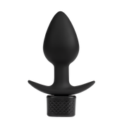 Rimba Electro Play - E-Stim Buttplug - Bi-Polair - Zwart