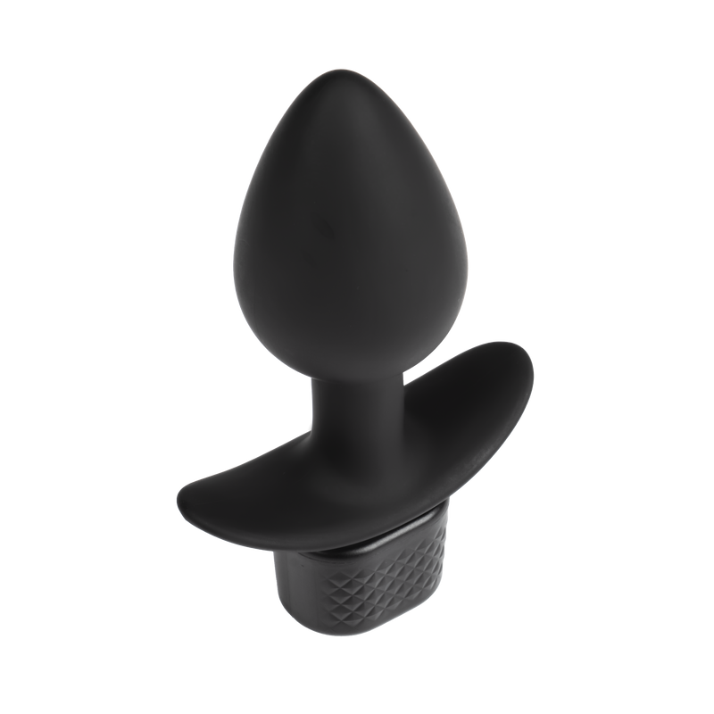 Rimba Electro Play - E-Stim Buttplug - Bi-Polair - Zwart
