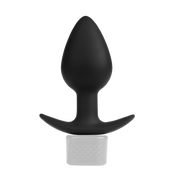 Rimba Electro Play - E-Stim Buttplug - Bi-Polair - Zwart
