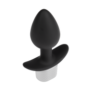 Rimba Electro Play - E-Stim Buttplug - Bi-Polair - Zwart