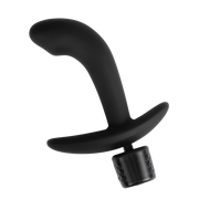 Rimba Electro Play - E-Stim Anaal Plug - E-Stim Prostaat Plug - Bi-Polair - Zwart