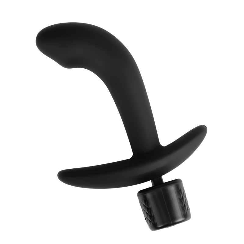 Rimba Electro Play - E-Stim Anaal Plug - E-Stim Prostaat Plug - Bi-Polair - Zwart