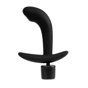 Rimba Electro Play - E-Stim Anaal Plug - E-Stim Prostaat Plug - Bi-Polair - Zwart