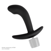 Rimba Electro Play - E-Stim Anaal Plug - E-Stim Prostaat Plug - Bi-Polair - Zwart