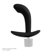 Rimba Electro Play - E-Stim Anaal Plug - E-Stim Prostaat Plug - Bi-Polair - Zwart