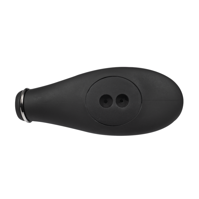 Rimba Electro Play - E-Stim Opblaasbare Anker Anaal Plug - Bi-Polair - Zwart