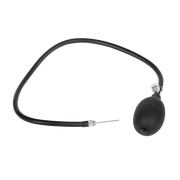Rimba Electro Play - E-Stim Opblaasbare Anker Anaal Plug - Bi-Polair - Zwart