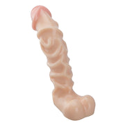 Being Fetish - PVC Dildo - 23 cm – Lichte huidskleur-Erotiekvoordeel.nl