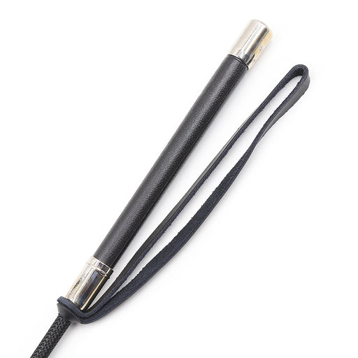Smart Moves - Paardrijzweep met Brede Tip - 53 cm - Zwart-Erotiekvoordeel.nl
