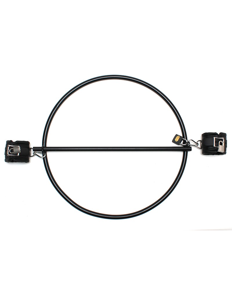 Rimba - Bondage Ring - Restraint Ring Met Leren Boeien En Hangslot