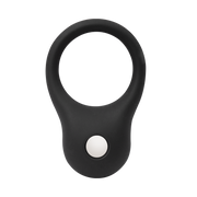 Rimba - Siliconen Ball Stretcher met Metalen Kogeltje - 35 gram - Zwart