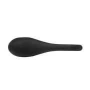 Rimba - Siliconen Ball Stretcher met Metalen Kogeltje - 35 gram - Zwart