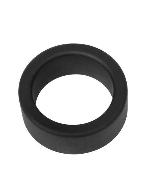 Rimba - Siliconen Scrotumring - Ballstretcher - Hoogte 20 mm - Zwart