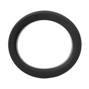 Rimba - Siliconen Scrotumring - Ballstretcher - Hoogte 20 mm - Zwart