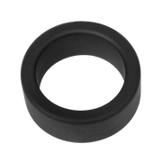 Rimba - Siliconen Scrotumring - Ballstretcher - Hoogte 20 mm - Zwart