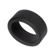Rimba - Siliconen Scrotumring - Ballstretcher - Hoogte 20 mm - Zwart