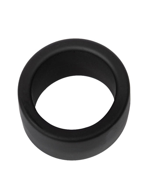 Rimba - Siliconen Scrotumring - Ballstretcher - Hoogte 30 mm - Zwart