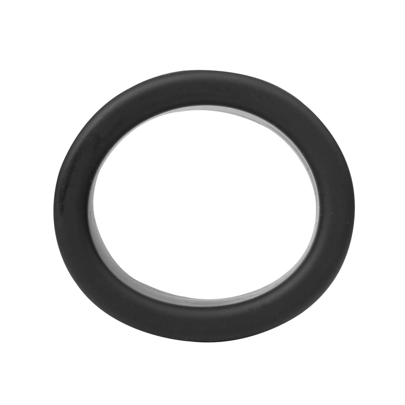 Rimba - Siliconen Scrotumring - Ballstretcher - Hoogte 30 mm - Zwart