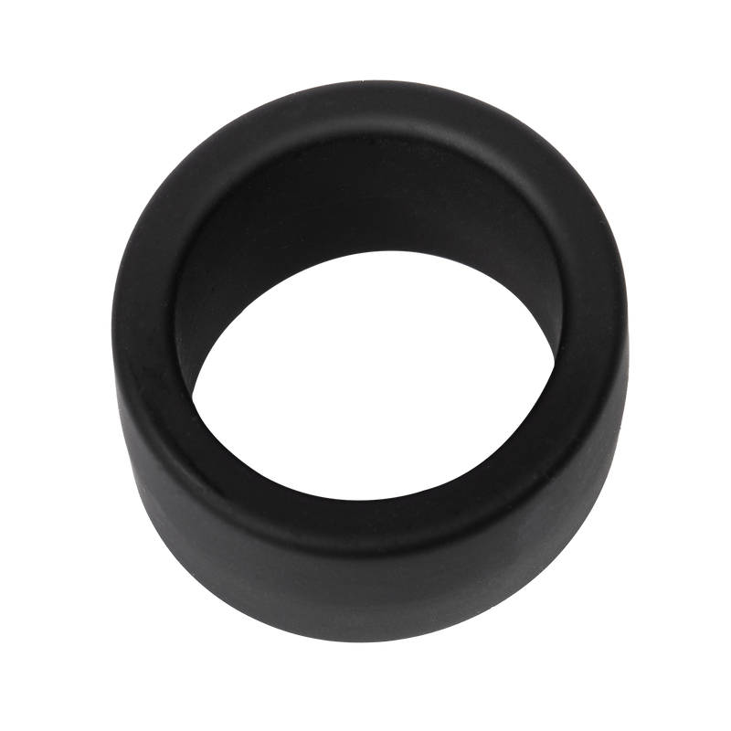 Rimba - Siliconen Scrotumring - Ballstretcher - Hoogte 30 mm - Zwart