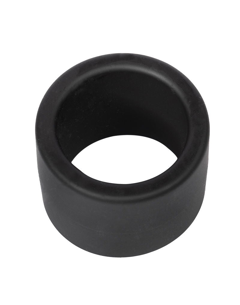 Rimba - Siliconen Scrotumring - Ballstretcher - Hoogte 40 mm - Zwart
