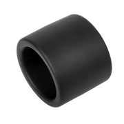 Rimba - Siliconen Scrotumring - Ballstretcher - Hoogte 40 mm - Zwart