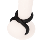 Rimba - Siliconen 8-vormige ring - Zwart