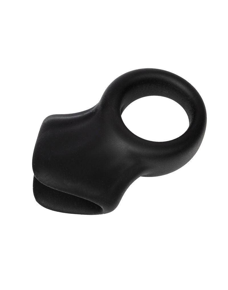 Rimba - Siliconen Cockring met Mondje voor Clitoris Stimulatie