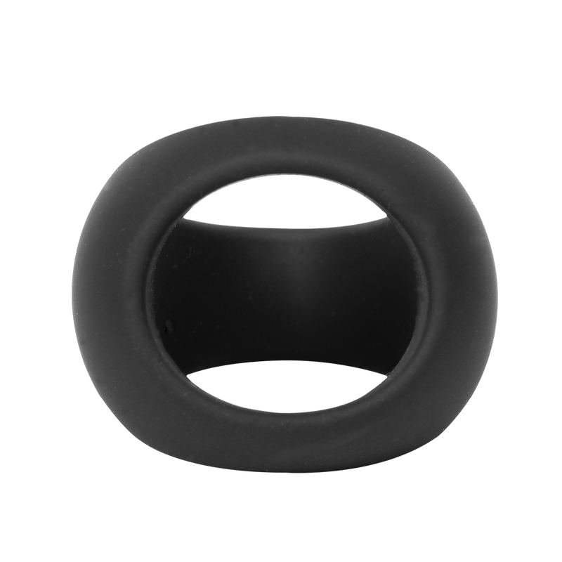 Rimba - Siliconen Driehoekige Cockring - Zwart