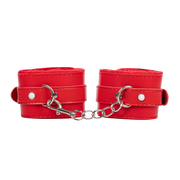 TieMeUp - Boeien imitatieleder - Zachte bontvoering - Rood