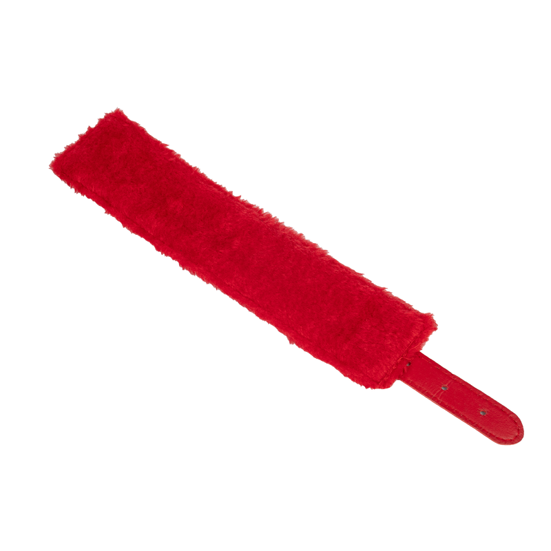 TieMeUp - Boeien imitatieleder - Zachte bontvoering - Rood