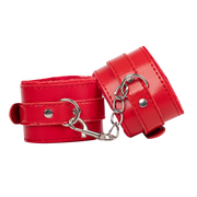 TieMeUp - Boeien imitatieleder - Zachte bontvoering - Rood