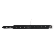 Rimba - Lederen Bipolaire Shock Halsband - Zwart