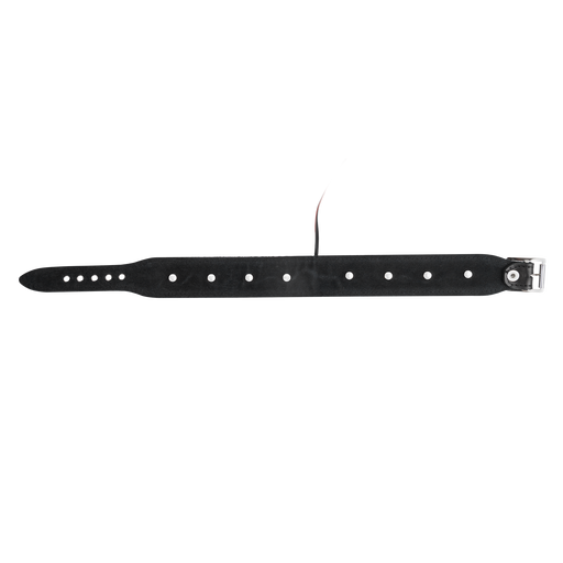 Rimba - Lederen Bipolaire Shock Halsband - Zwart