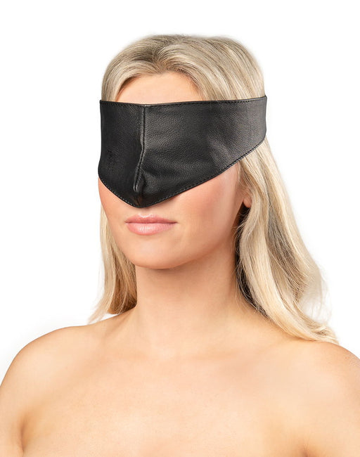 Rimba - Lederen Blinddoek - Zwart