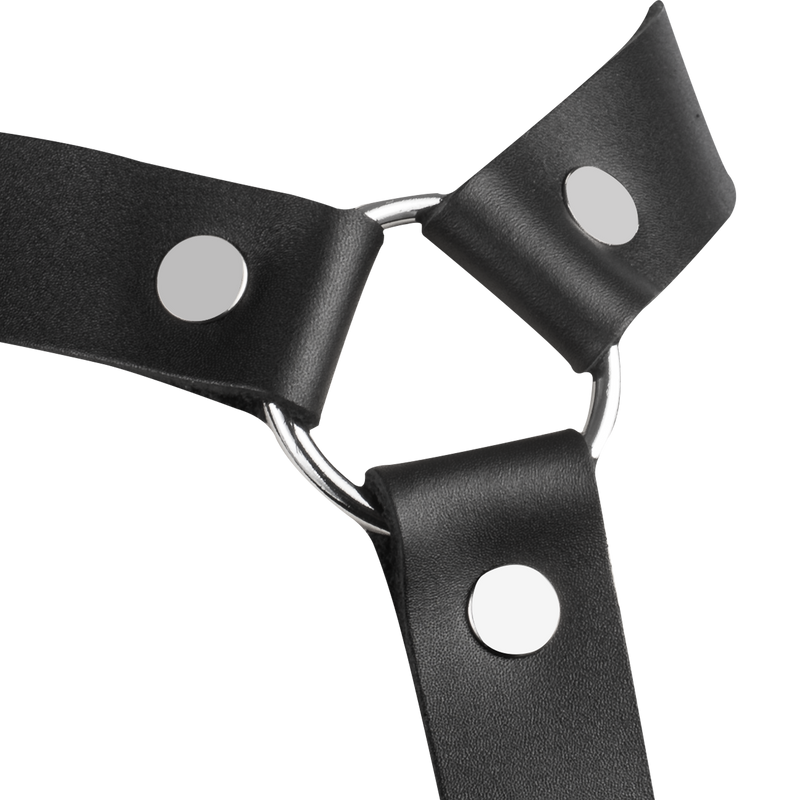 Rimba - Lederen Bondageharnas - Zwart-Erotiekvoordeel.nl