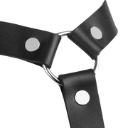 Rimba - Lederen Bondageharnas - Zwart