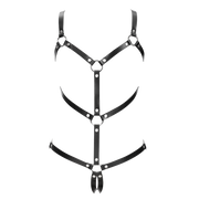 Rimba - Lederen Body Harnas - Zwart